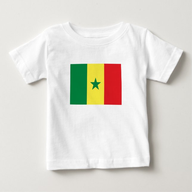 Senegal Flag Baby T-Shirt (Front)