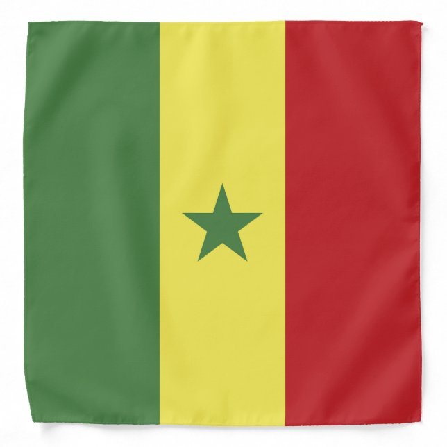 Senegal flag bandana (Front)