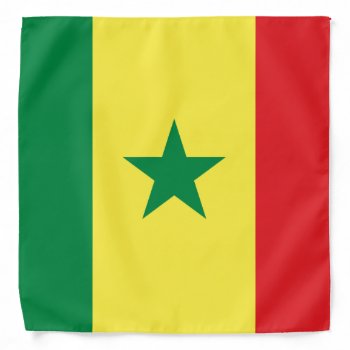 Senegal Flag Bandana by AZ_DESIGN at Zazzle