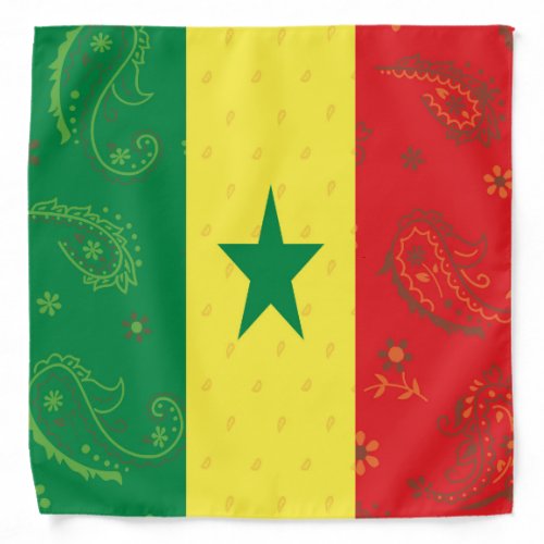 Senegal Flag Bandana