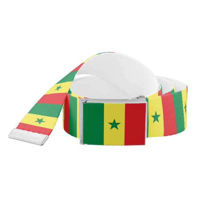 Senegal Flag Belt (Snake)