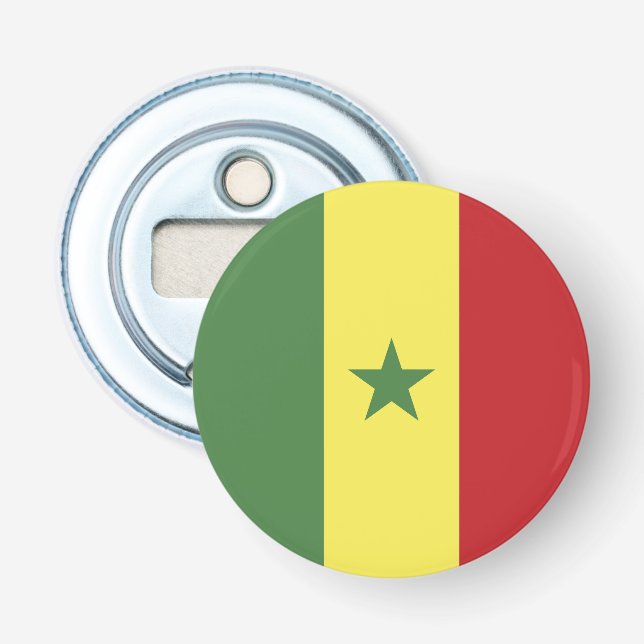 Senegal flag bottle opener (Front)