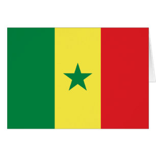 Senegal Flag Cards
