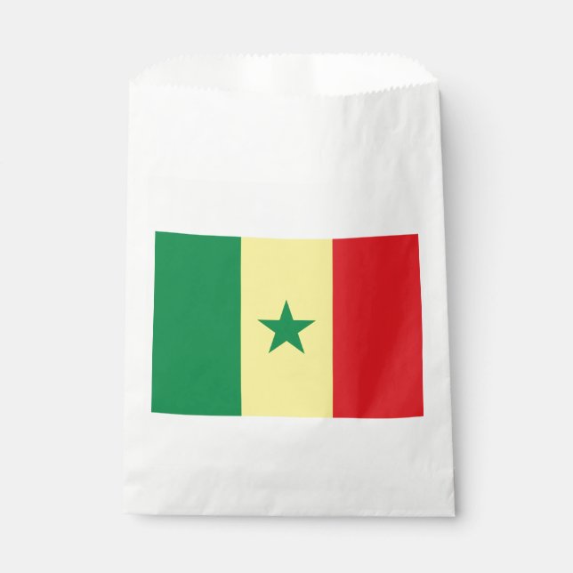 Senegal Flag Favor Bag (Front)