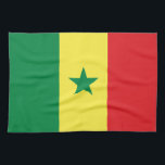 Senegal Flag Kitchen Towel<br><div class="desc">Patriotic flag of Senegal.</div>
