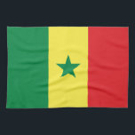 Senegal Flag Kitchen Towel<br><div class="desc">Patriotic flag of Senegal.</div>