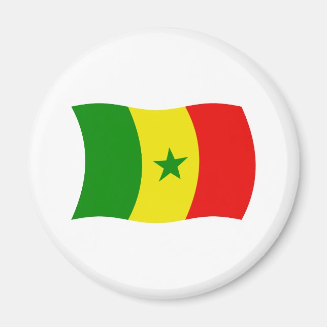 Senegal Flag Magnet (Front)