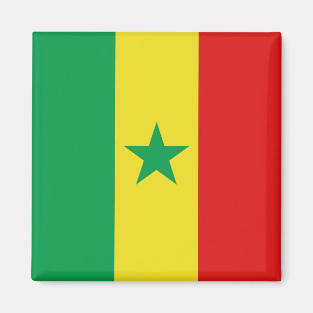 Senegal Flag Magnet (Front)