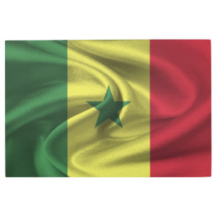 Senegal Flag Metal Print