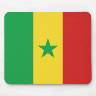 Senegal Flag Mousepad