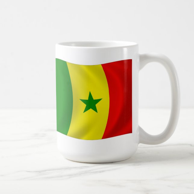 Senegal Flag Mug (Right)
