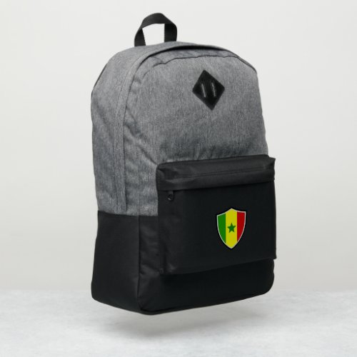 Senegal flag port authority backpack