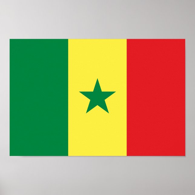 Senegal Flag Poster (Front)