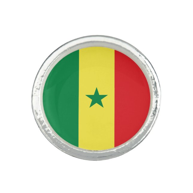Senegal Flag Ring (Front)