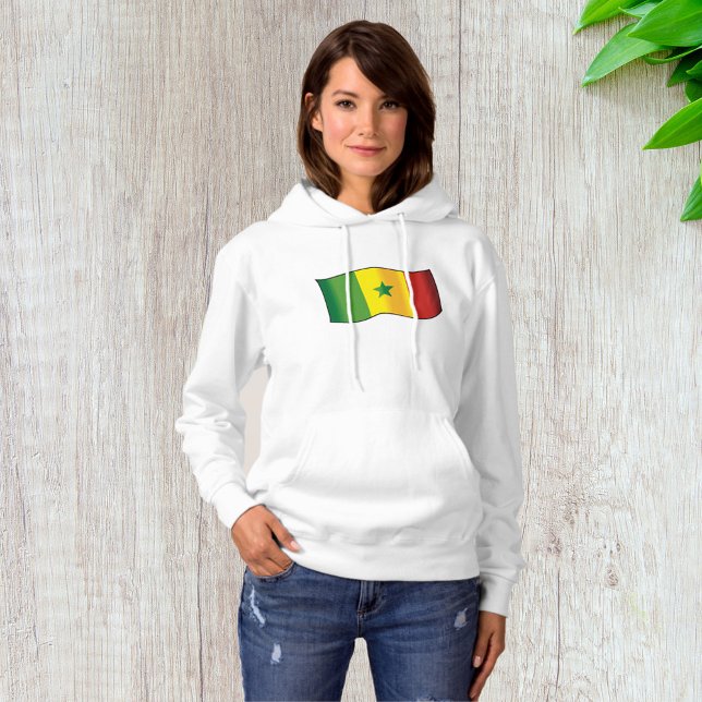 Senegal Flag Senegalese Pride Green Yellow Red Hoodie (Creator Uploaded)
