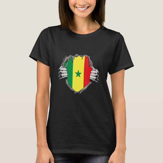 Senegal Flag T-Shirt (Front)