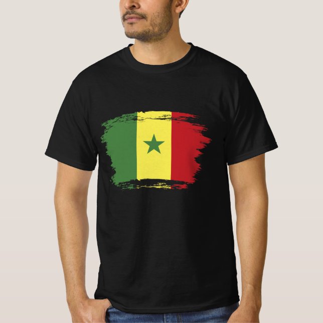 Senegal flag T-Shirt (Front)