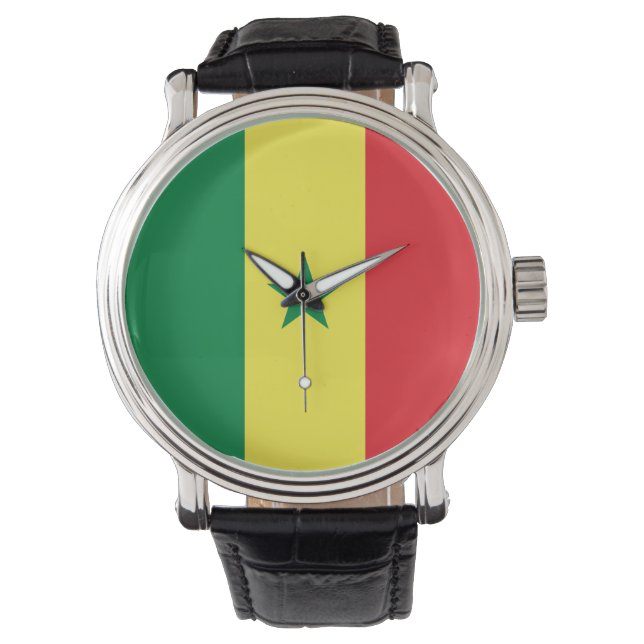 Senegal Flag Watch (Front)
