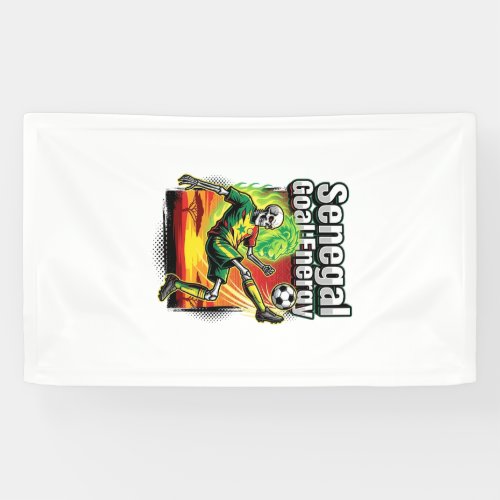 Senegal Goal Energy Skeleton Striker Nations Creat Banner