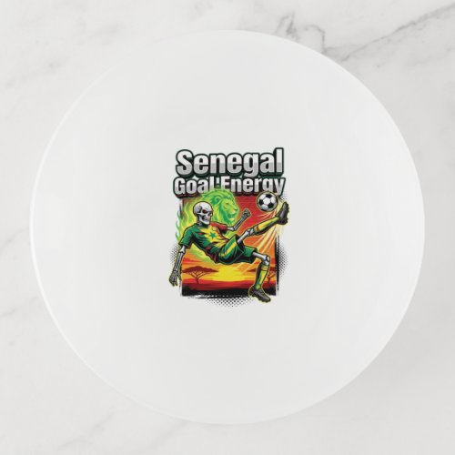 Senegal Goal Energy Skeleton Striker Nations Creat Trinket Tray