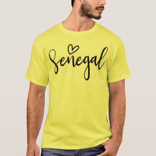 Senegal Heart Women's Love Senegal T-Shirt
