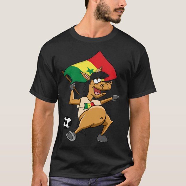 Senegal Horse Fan T-Shirt (Front)