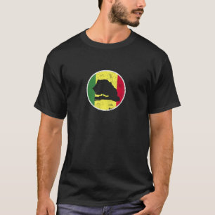 Senegal Map Proud Senegalese Flag T-Shirt