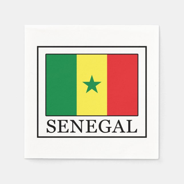 Senegal Paper Napkins (Front)