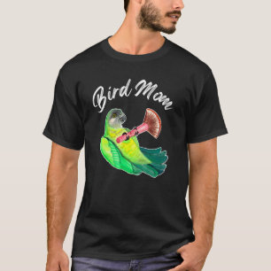 Senegal Parrot Bird Mom Watercolor T-Shirt