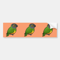 Birdorable Senegal Parrot Bumper Sticker