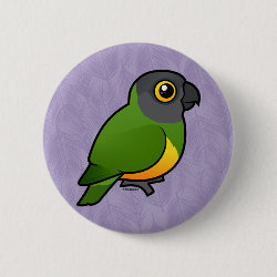 Birdorable Senegal Parrot Round Button