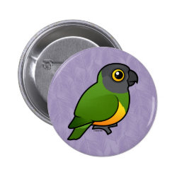 Birdorable Senegal Parrot Round Button