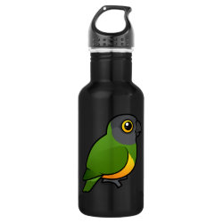 Birdorable Senegal Parrot Water Bottle (24 oz)