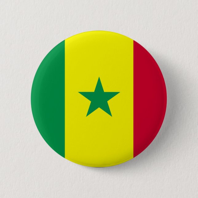 Senegal Pinback Button (Front)