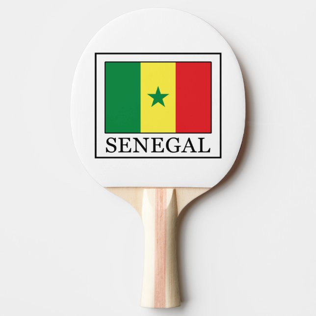 Senegal Ping-Pong Paddle (Front)