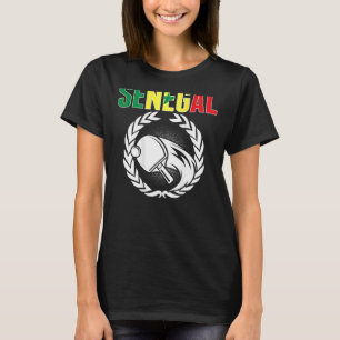 Senegal Ping Pong  Support Senegalese Table Tennis T-Shirt
