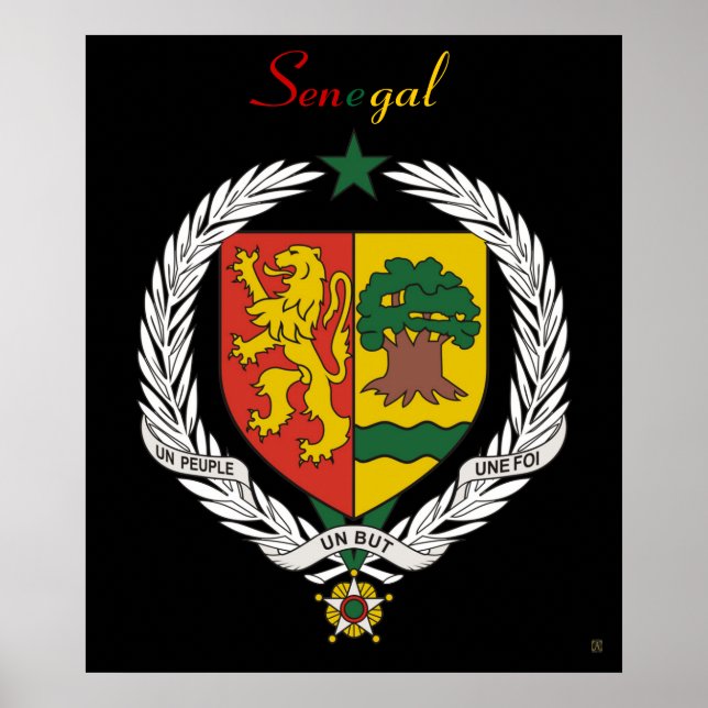 SENEGAL POSTER (Front)