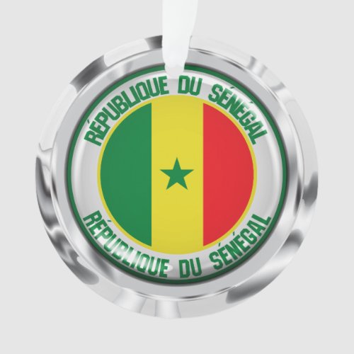 Senegal Round Emblem Ornament