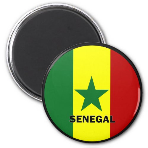 Senegal Roundel quality Flag Magnet