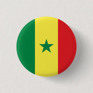 Senegal (Senegalese) Flag Button