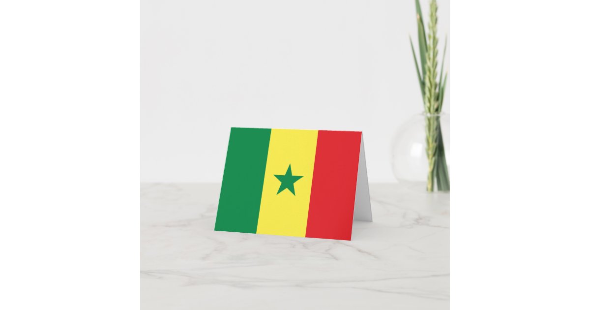 Saint Louis City in Senegal Flag Colors - Saint Louis - Magnet