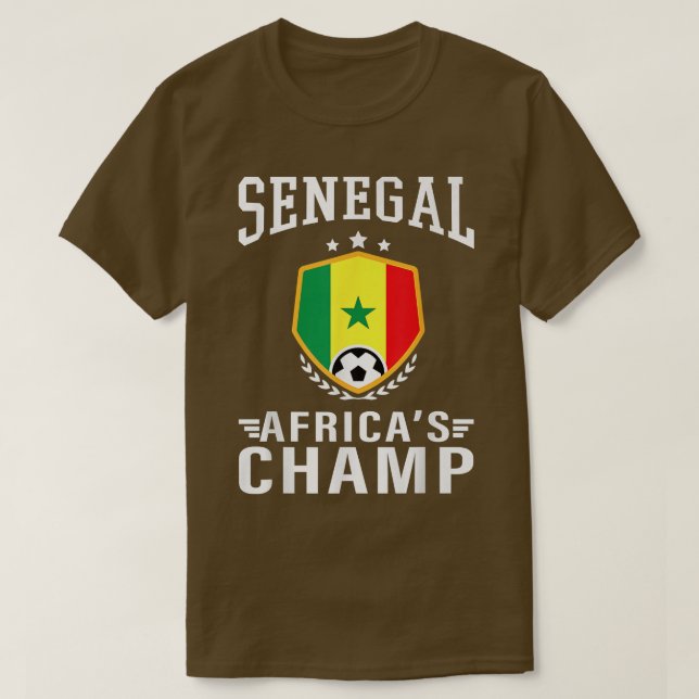 Senegal Senegalese Jersey Soccer 2022 Team  T-Shirt (Design Front)