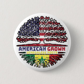 Senegal Senegalese US American USA United States Button