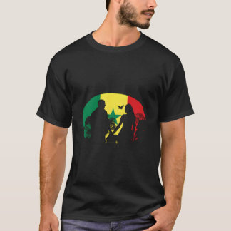 Senegal Senegalese West Africa Proud Love Flag T-Shirt