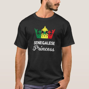 Senegal Senegalese West Africa Proud Princess Quee T-Shirt