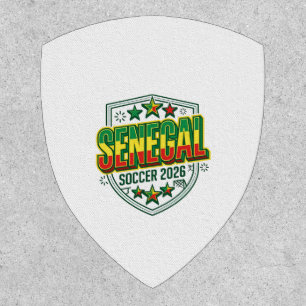 Senegal Soccer 2026 Soccer Bold Country Typography Patch