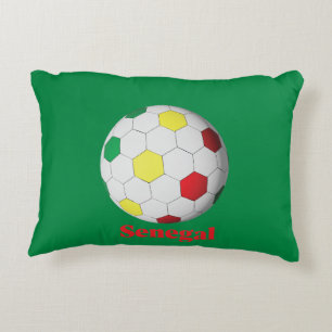 Senegal Soccer Accent Pillow
