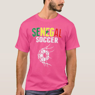 Senegal Soccer Ball In Net  Senegalese Football Su T-Shirt