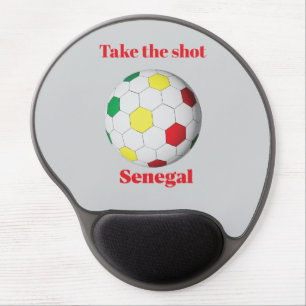 Senegal Soccer Gel Mouse Pad