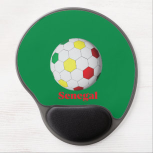 Senegal Soccer Gel Mouse Pad